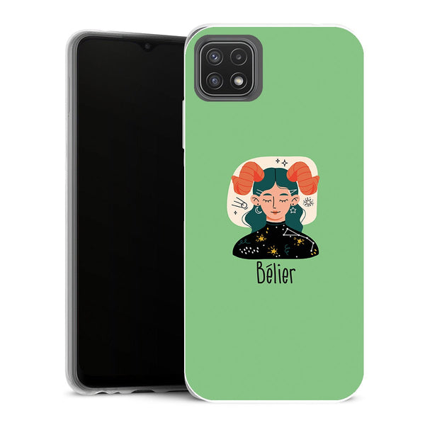 Coque Samsung Galaxy A22 5G Zodiac Signe du Belier - MaCoquePerso