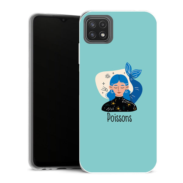 Coque Samsung Galaxy A22 5G Zodiac Signe du Poisson - MaCoquePerso