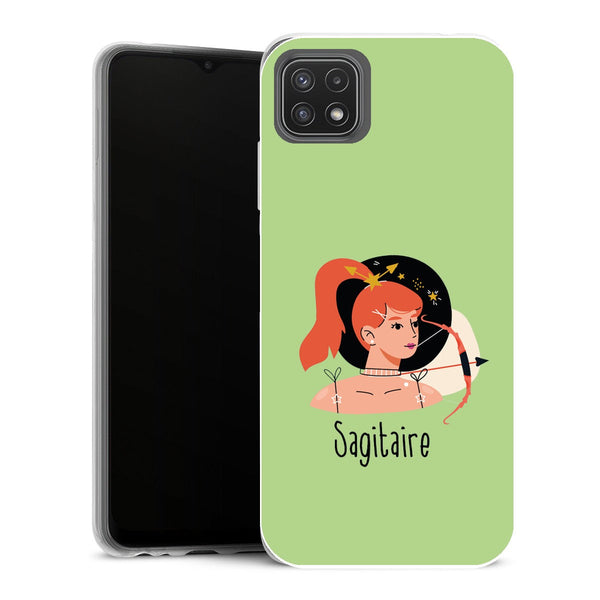 Coque Samsung Galaxy A22 5G Zodiac signe du Sagitaire - MaCoquePerso
