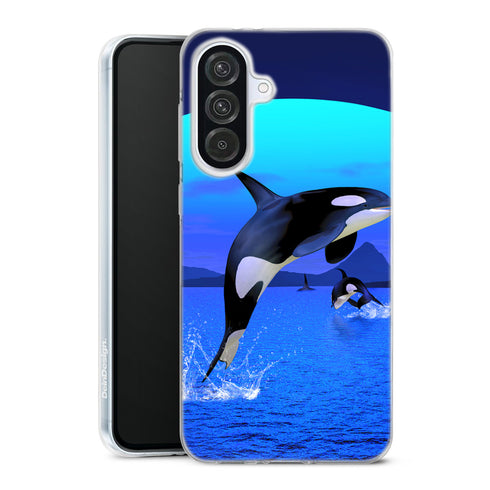 Coque Samsung Galaxy A56 5G Baleine avec motif animalier
