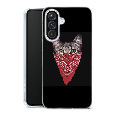 Coque Samsung Galaxy A56 5G Bandito Cat avec motif animalier