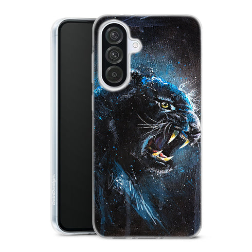 Coque Samsung Galaxy A56 5G Black Panther avec motif animalier