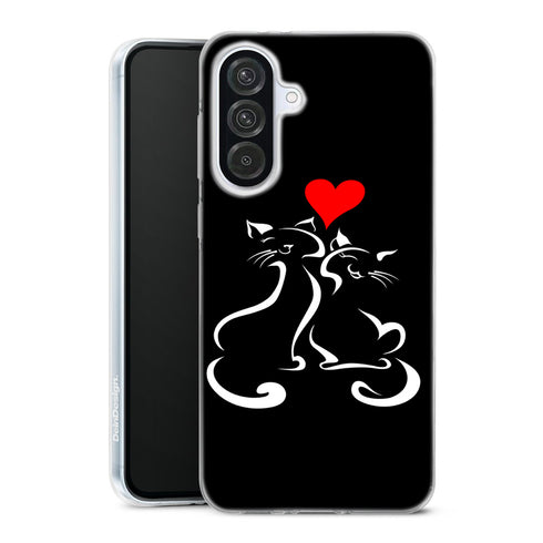 Coque Samsung Galaxy A56 5G Cats In Love avec motif animalier