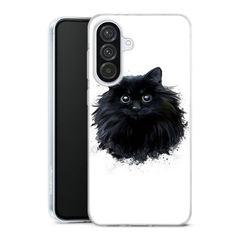 Coque Samsung Galaxy A56 5G Chat Noir avec motif animalier