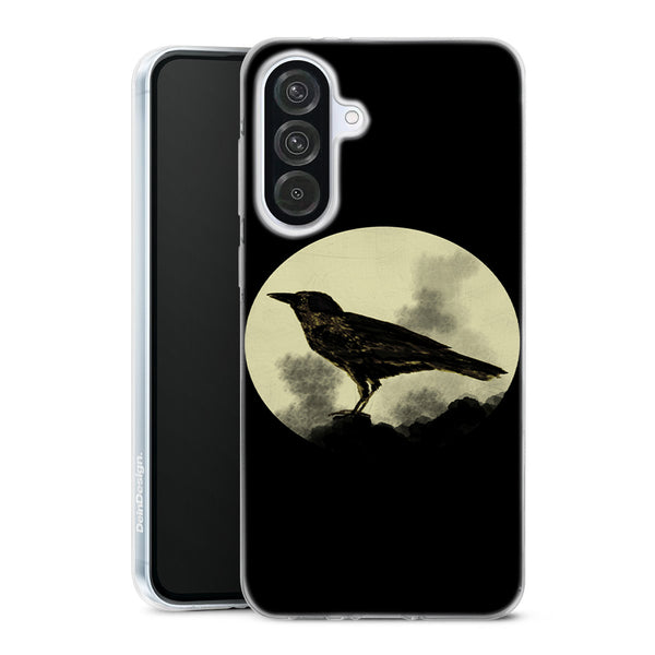 Coque Samsung Galaxy A56 5G Crow avec motif animalier