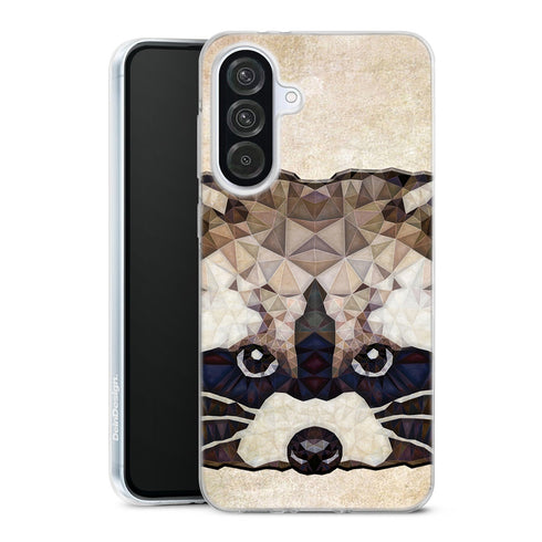 Coque Samsung Galaxy A56 5G Cute Racoon avec motif animalier