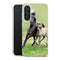 Coque Samsung Galaxy A56 5G Horses, Wild Duelmener Ponies, Mare and Foal avec motif animalier