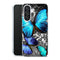 Coque Samsung Galaxy A56 5G Papillon Turquoise avec motif animalier