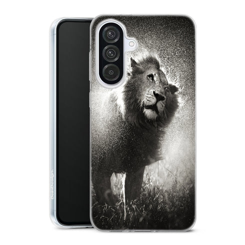 Coque Samsung Galaxy A56 5G Roi Lion avec motif animalier