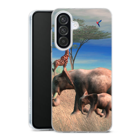 Coque Samsung Galaxy A56 5G Safari avec motif animalier