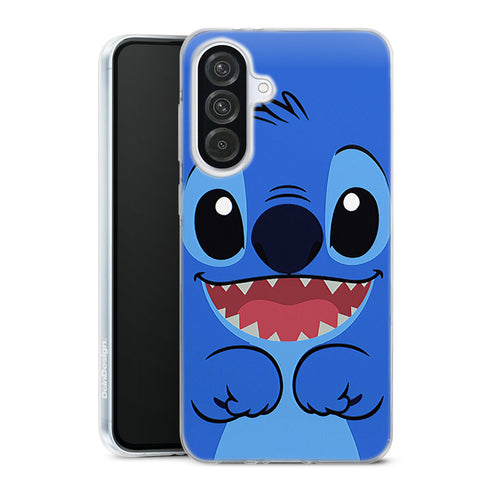 Coque Samsung Galaxy A56 5G Stitch Blue avec motif animalier