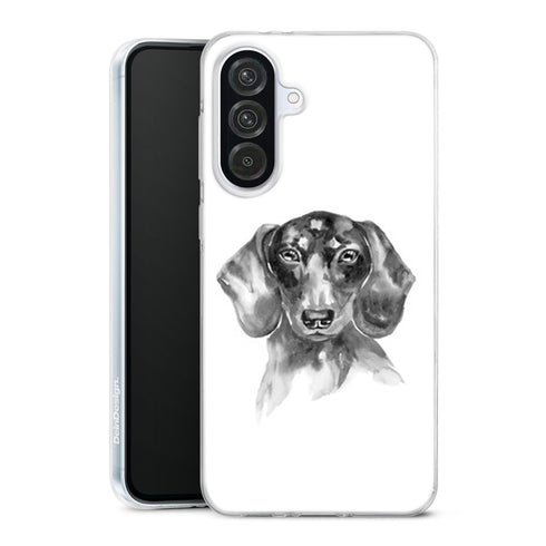 Coque Samsung Galaxy A56 5G Tekel Black White avec motif animalier