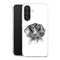 Coque Samsung Galaxy A56 5G Tekel Black White avec motif animalier