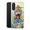Coque Samsung Galaxy A56 5G Tiger Flowers avec motif animalier
