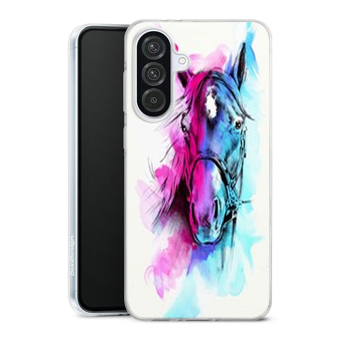 Coque Samsung Galaxy A56 5G Watercolor Horse avec motif animalier