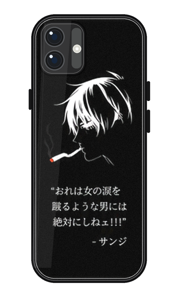 Coque One Piece Sanji Cigarette Minimaliste | iPhone, Samsung - coque One Piece silicone manga pour iPhone et Samsung