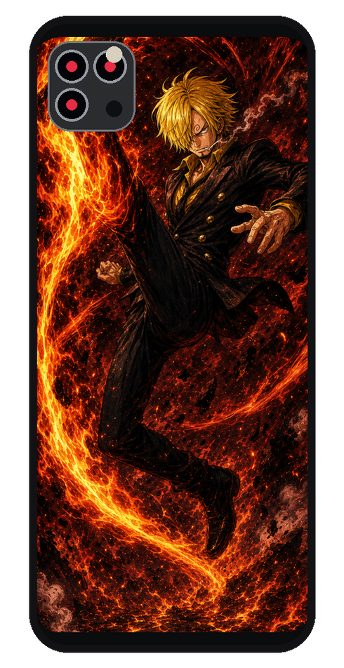 Coque Sanji Diable Jambe Samsung Galaxy et iPhone One Piece