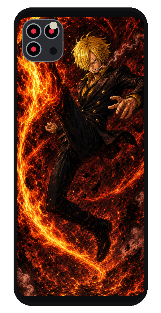 Coque Sanji Diable Jambe Samsung Galaxy et iPhone One Piece