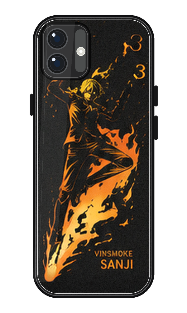 Coque One Piece Sanji Flamme Noire | iPhone, Samsung - coque One Piece silicone manga pour iPhone et Samsung