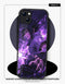 Coque iPhone 17 Manga Sasuke Uchiha Chidori Violet Naruto Shippuden Naruto