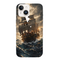 Coque iPhone 15 One Piece Thousand Sunny Golden Storm