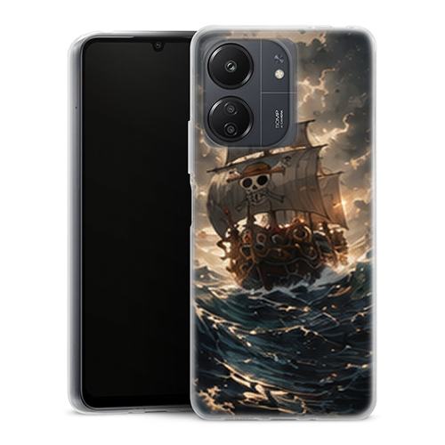 Coque Xiaomi Redmi 13C One Piece Thousand Sunny Golden Storm