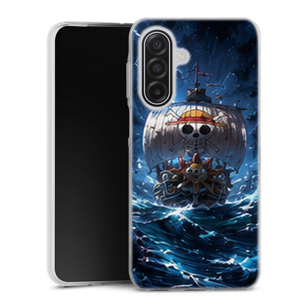 Coque Samsung A17 5G One Piece Thousand Sunny Tempete