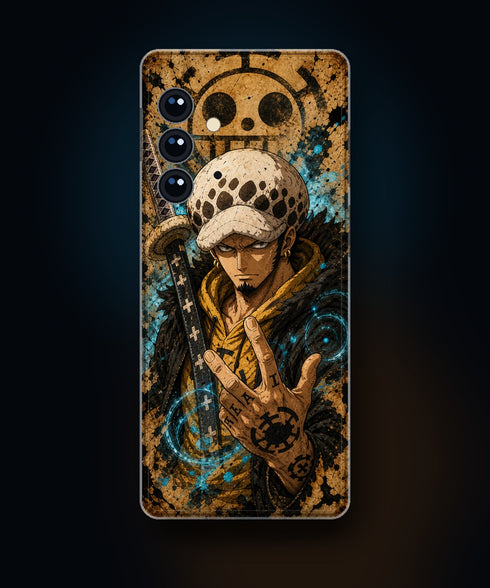 Coque One Piece Samsung Galaxy Note Series - Trafalgar Law Wanted - SAMSUNG GALAXY NOTE 10