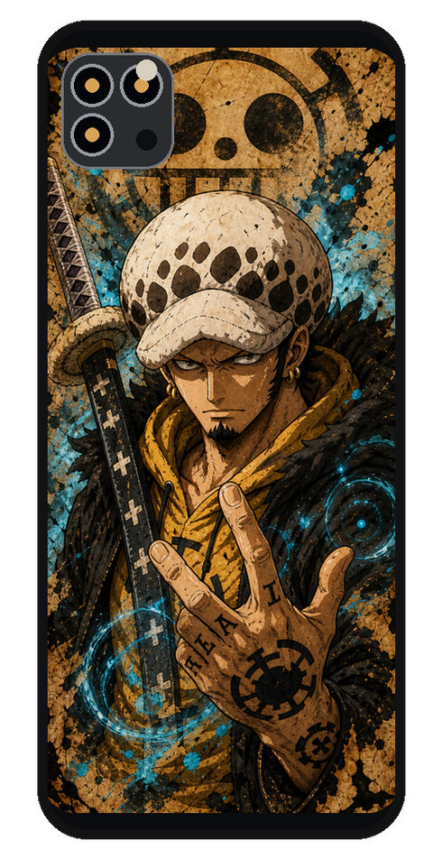 Coque Trafalgar Law Wanted Samsung Galaxy et iPhone One Piece