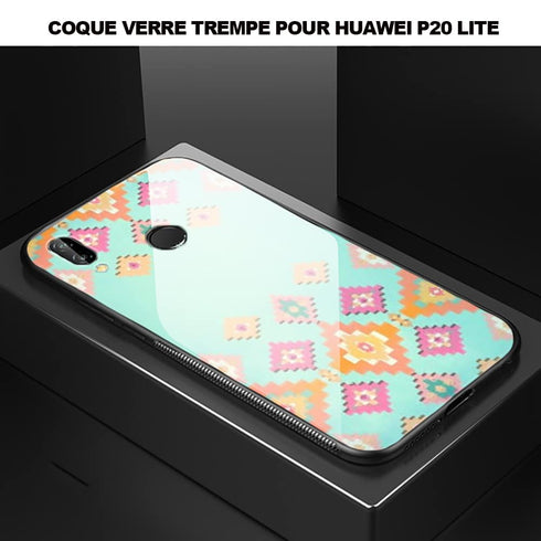 Coque de smartphone Huawei P20 LIte California anti chocs en verre Trempé