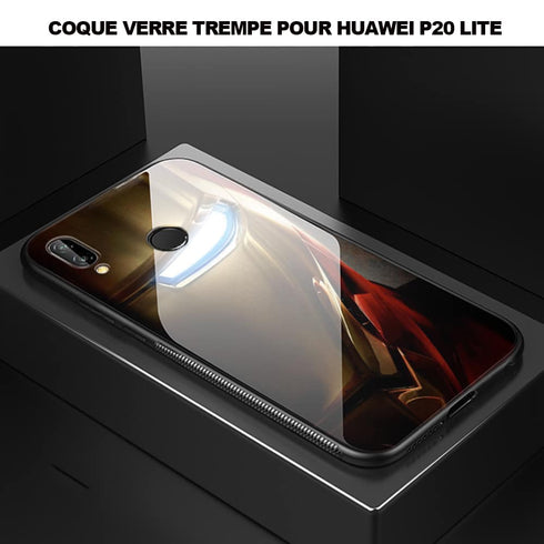 HUAWEI P20 LITE | Iron Man | Coque en Silicone, Verre | Tpu Antichocs | Protection Compatible P20, P20 PRO - MaCoquePerso