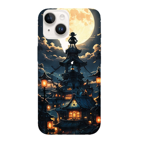 Coque iPhone 15 One Piece Wano Pleine Lune