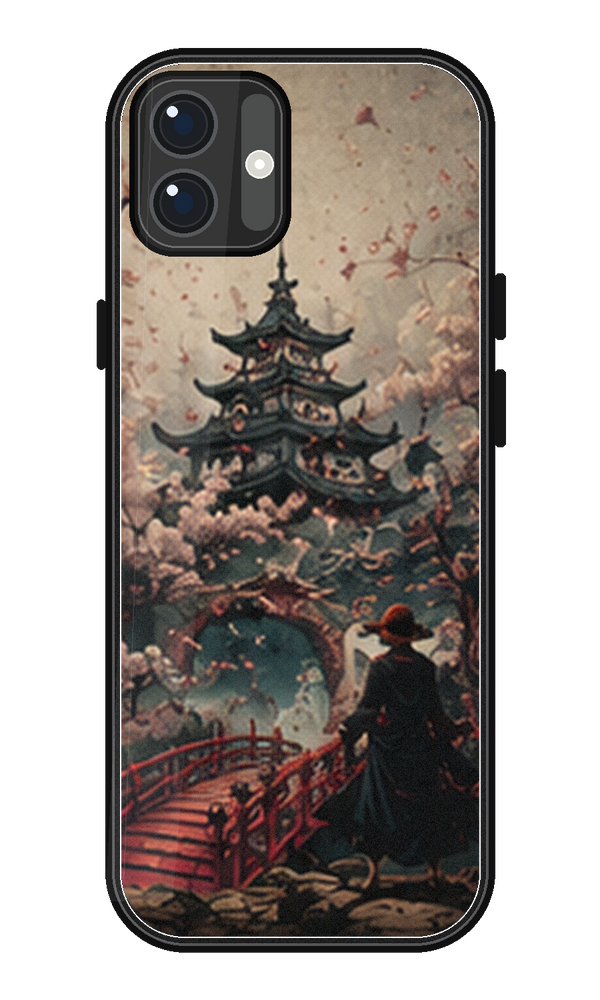 Coque One Piece Wano Temple Sakura | iPhone, Samsung - coque One Piece silicone manga pour iPhone et Samsung