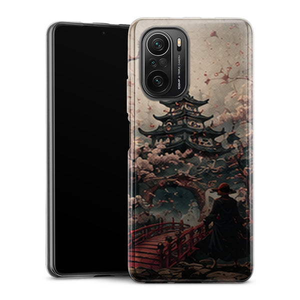 Coque Xiaomi Mi 11i One Piece Wano Temple Sakura