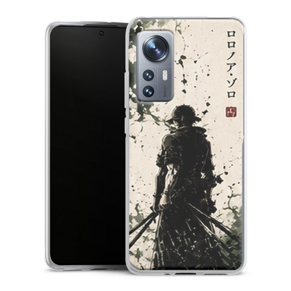 Coque Xiaomi 12 5G One Piece Zoro Encre Japonaise
