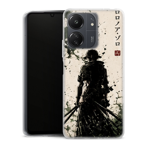 Coque Xiaomi Redmi 13C One Piece Zoro Encre Japonaise