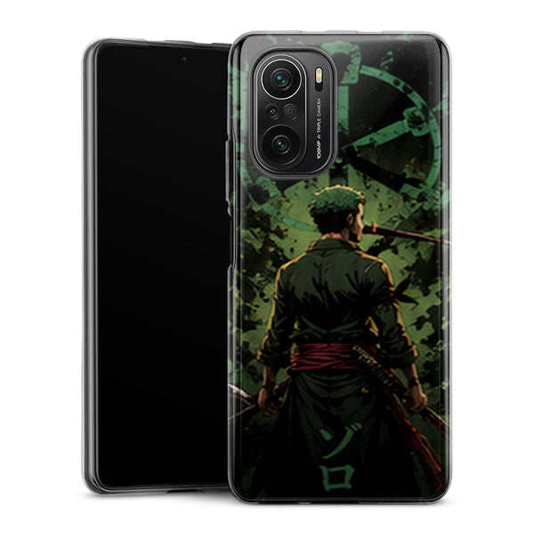 Coque Xiaomi Mi 11i One Piece Zoro Sabreur Vert