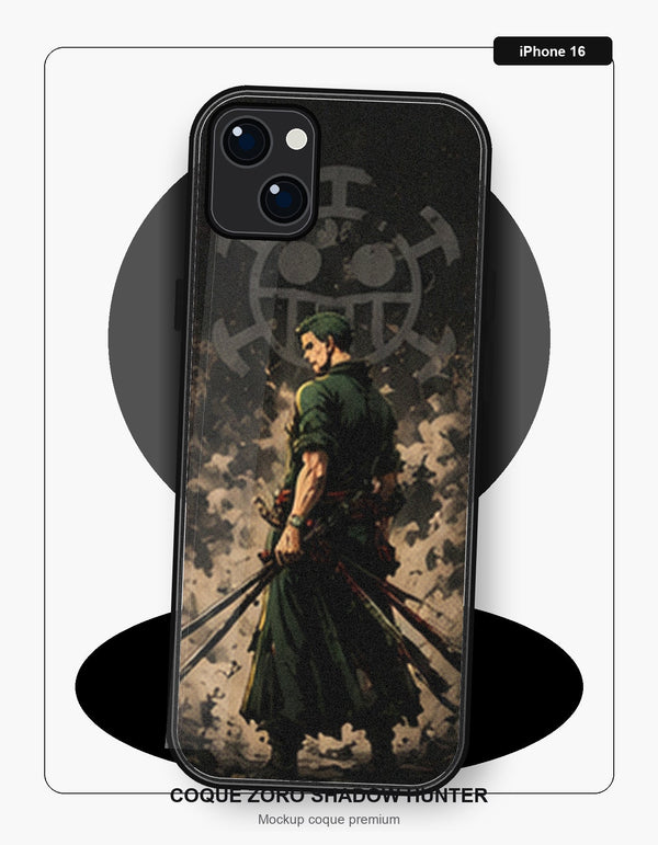Coque Zoro Shadow Hunter iPhone 16 One Piece