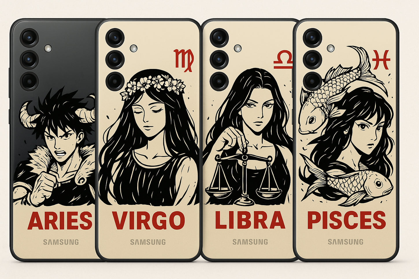 coque pour tel portable Samsung a35 5G Zodiaque