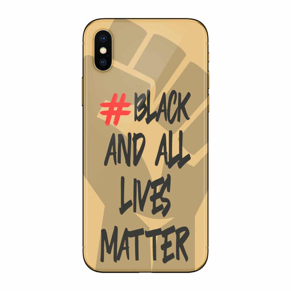 Black And All Lives Matter, Coque pour iPhone XR, en Silicone