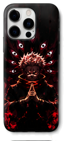 Coque Sukuna Couronne Des Yeux | iPhone, Samsung - coque silicone manga Sukuna pour iPhone et Samsung