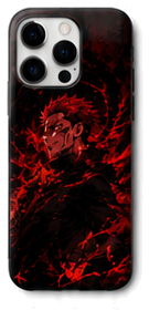 Coque Sukuna Spirale Rouge | iPhone, Samsung - coque silicone manga Sukuna pour iPhone et Samsung