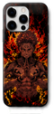 Coque Sukuna Flammes Du Roi | iPhone, Samsung - coque silicone manga Sukuna pour iPhone et Samsung