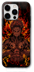 Coque Sukuna Flammes Du Roi | iPhone, Samsung - coque silicone manga Sukuna pour iPhone et Samsung