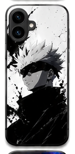 Coque Gojo Ombre Noire | iPhone, Samsung - coque silicone manga Gojo Satoru