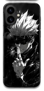 Coque Gojo Silence Noir Et Blanc | iPhone, Samsung - coque silicone manga Gojo Satoru