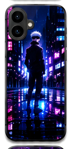 Coque Gojo Ville Neon | iPhone, Samsung - coque silicone manga Gojo Satoru