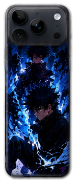Coque Megumi Fushiguro Double Ombre Bleue | iPhone, Samsung - coque silicone manga Megumi Fushiguro