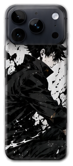 Coque Megumi Fushiguro Encre Noire | iPhone, Samsung - coque silicone manga Megumi Fushiguro