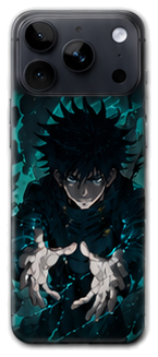 Coque Megumi Fushiguro Invocation Turquoise | iPhone, Samsung - coque silicone manga Megumi Fushiguro
